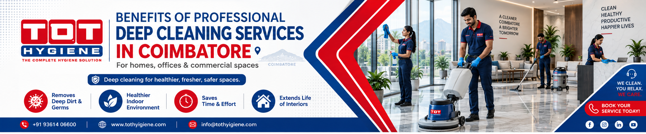 Professional deep cleaning services in Coimbatore